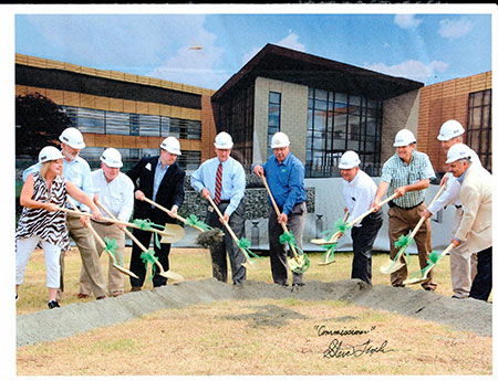 Groundbreaking on NCDDA&CS Agricultural Sciences Center