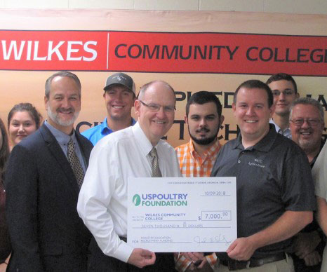 Wilkes Community College recipient of recruiting grant from US Poultry & Egg Association