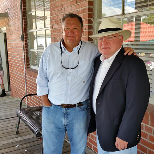 Bob Johnson and Bob Ford at North Caroline Poultry Jubilee