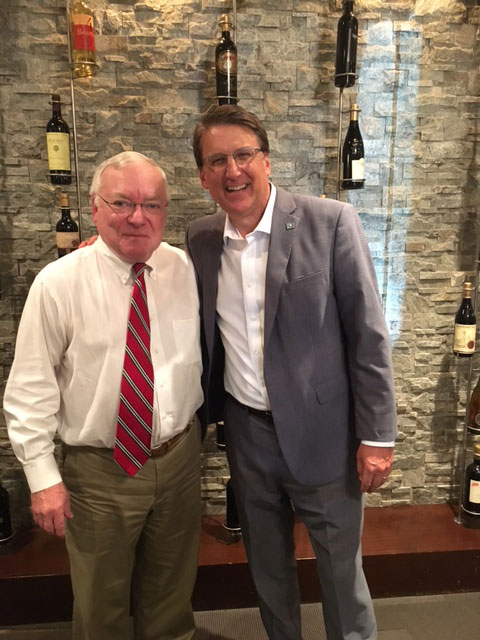 Executive Director, Bob Ford recently  met with Governor McCrory in Raleigh 